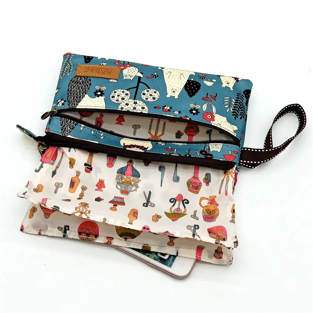 Cute Animals Wallet Zipper Purse Cartoon Small Coin Purse Lightweight Storage Bag Money Bag Key Card Holder For Student Women