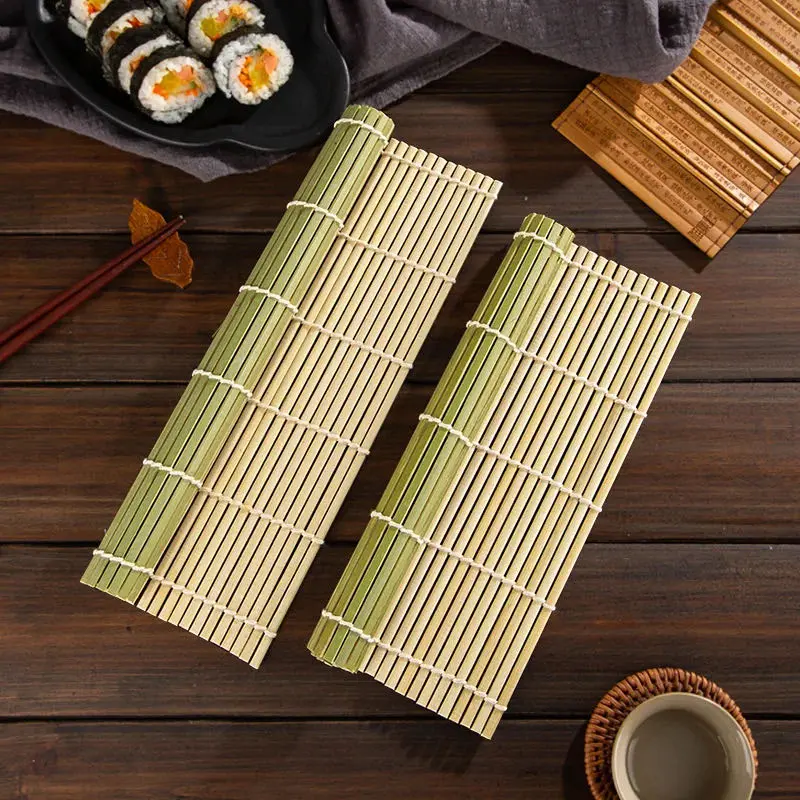 DIY Bamboo Sushi Maker Rolling Mat Sushi Tools Rice Rollers Kitchen Gadget Hand Maker Food Rice Roll Mold Cooking Accessories
