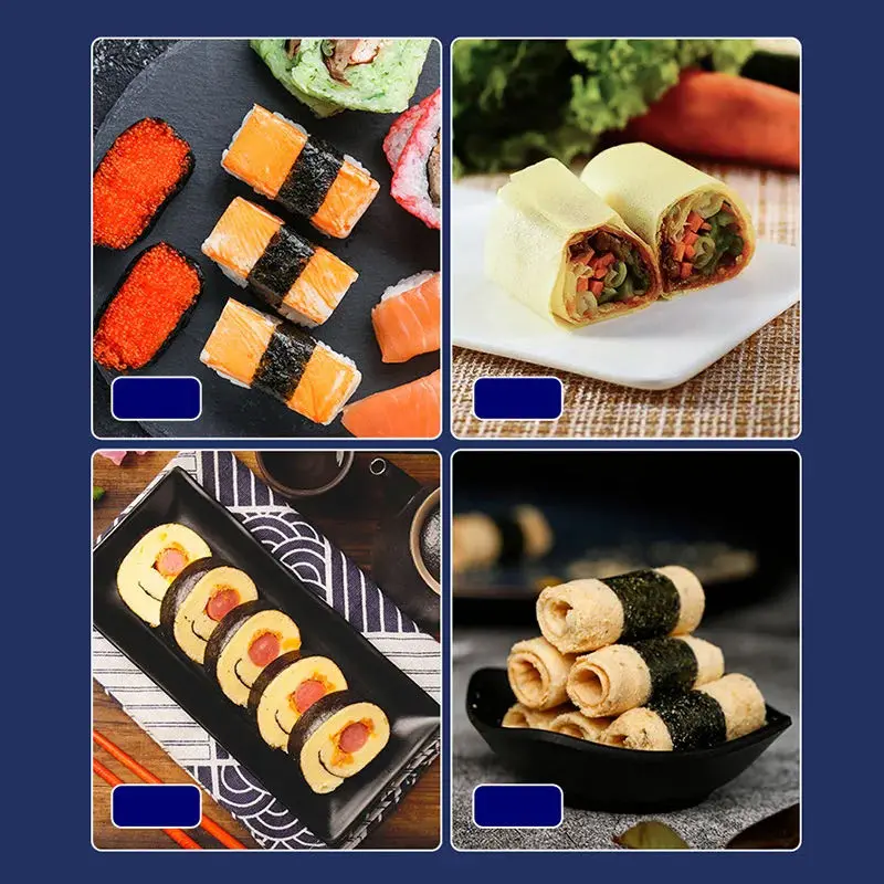 DIY Bamboo Sushi Maker Rolling Mat Sushi Tools Rice Rollers Kitchen Gadget Hand Maker Food Rice Roll Mold Cooking Accessories
