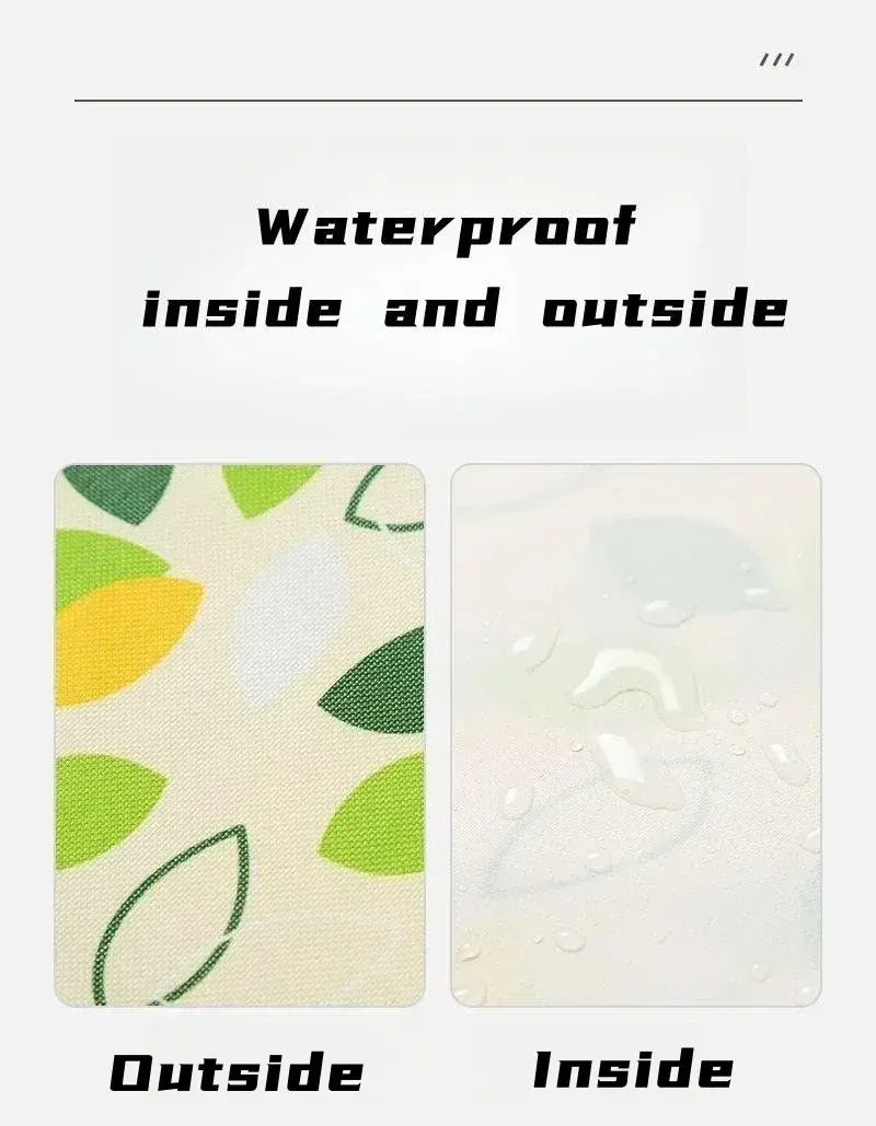 Portable Waterproof Oxford Foldable Reusable Shopping Supermarket Storage Bag Travel Beach Bag Hand-Carrying Fabric Bag