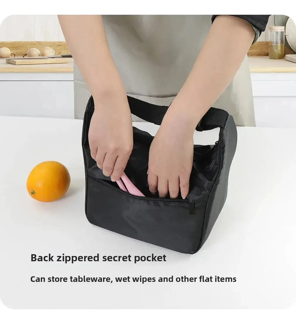 Lunch Bag Insulated Cool Thermal Food Storage Box Tote Carry For Adults Kids Travel Portable Camping Picnic Bag