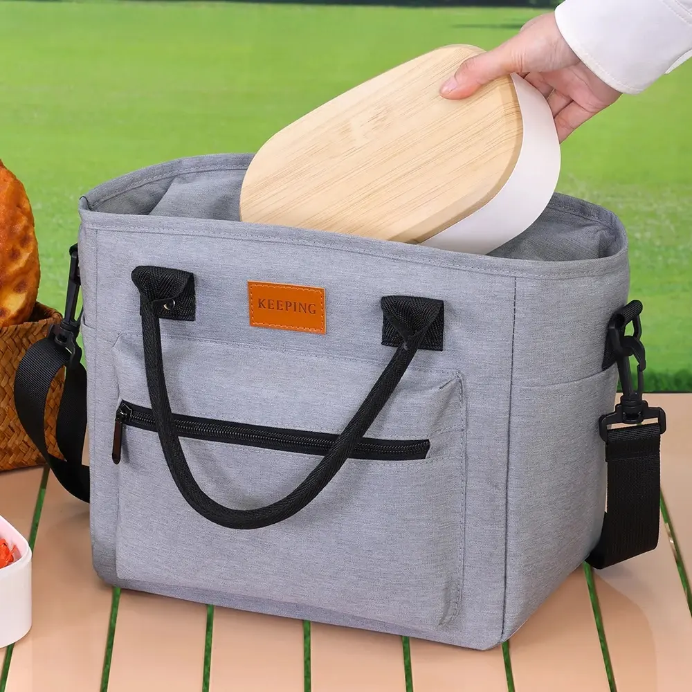 Portable Insulated Bag for Office Workers To Pack Lunch Box Bag with Rice Portable Lunch Box Bag Picnic Waterproof Ice Bag