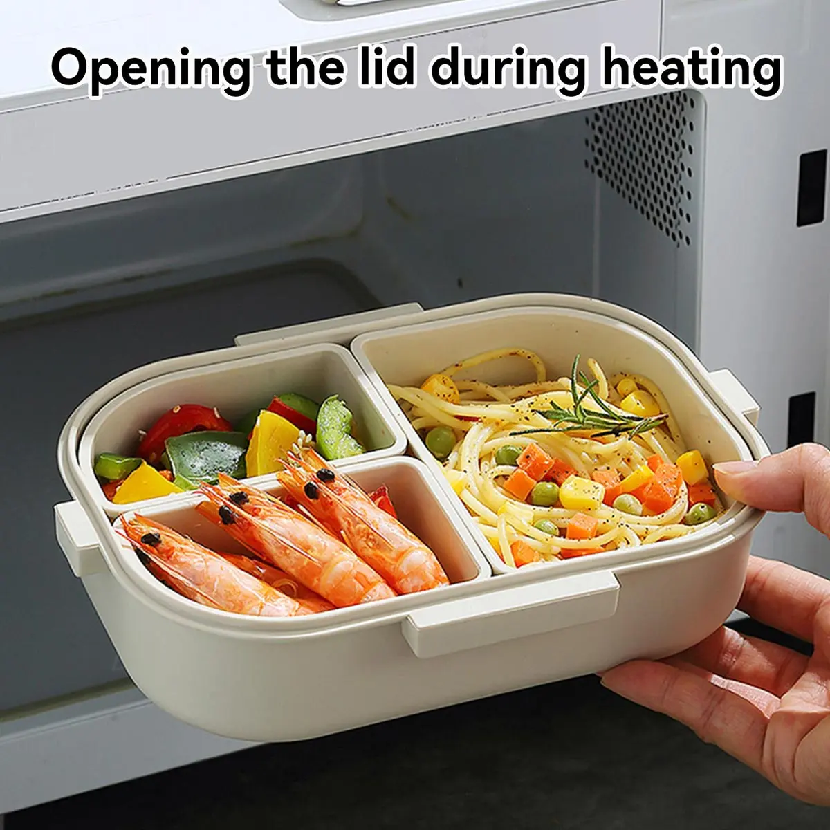 800ML Cute Bear Thermal Lunch Box Heat Preservation Bento Box Portable Divided Food Storage Container Picnic Leakproof Box Gifts
