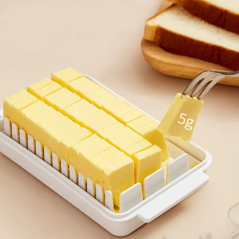 Butter Cutting Box Auxiliary Covered Butter Cutter Storage Storage Box Baked Cheese Cheese Slicing Storage Box