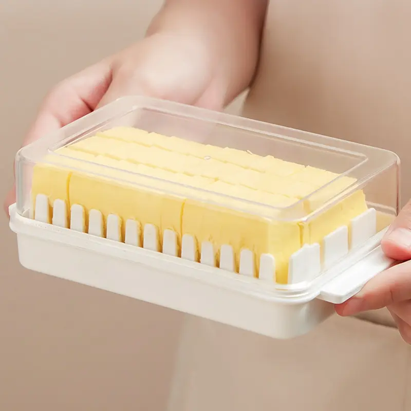 Butter Cutting Box Auxiliary Covered Butter Cutter Storage Storage Box Baked Cheese Cheese Slicing Storage Box
