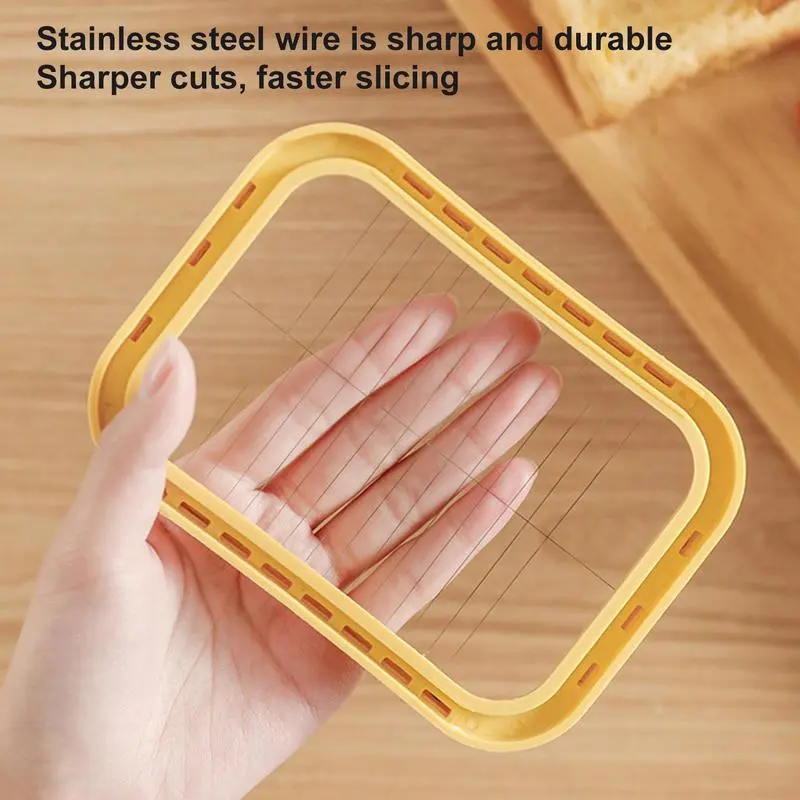 Butter Dish Keeper With Sealed Plastic Lid Cutter Slicer Butter Cutting Storage Box Refrigerator Fresh kitchen accessories