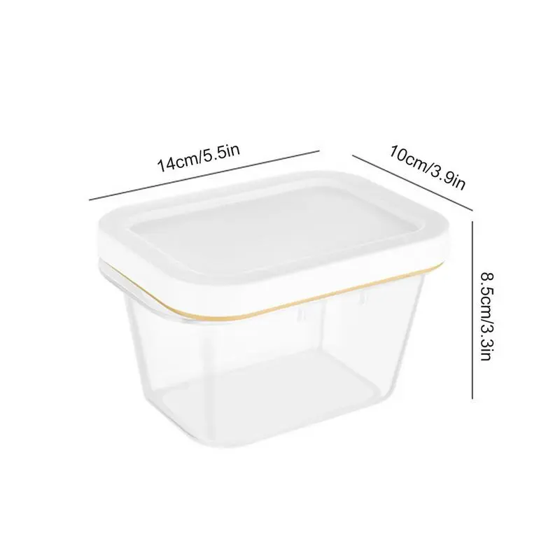 Butter Dish Keeper With Sealed Plastic Lid Cutter Slicer Butter Cutting Storage Box Refrigerator Fresh kitchen accessories