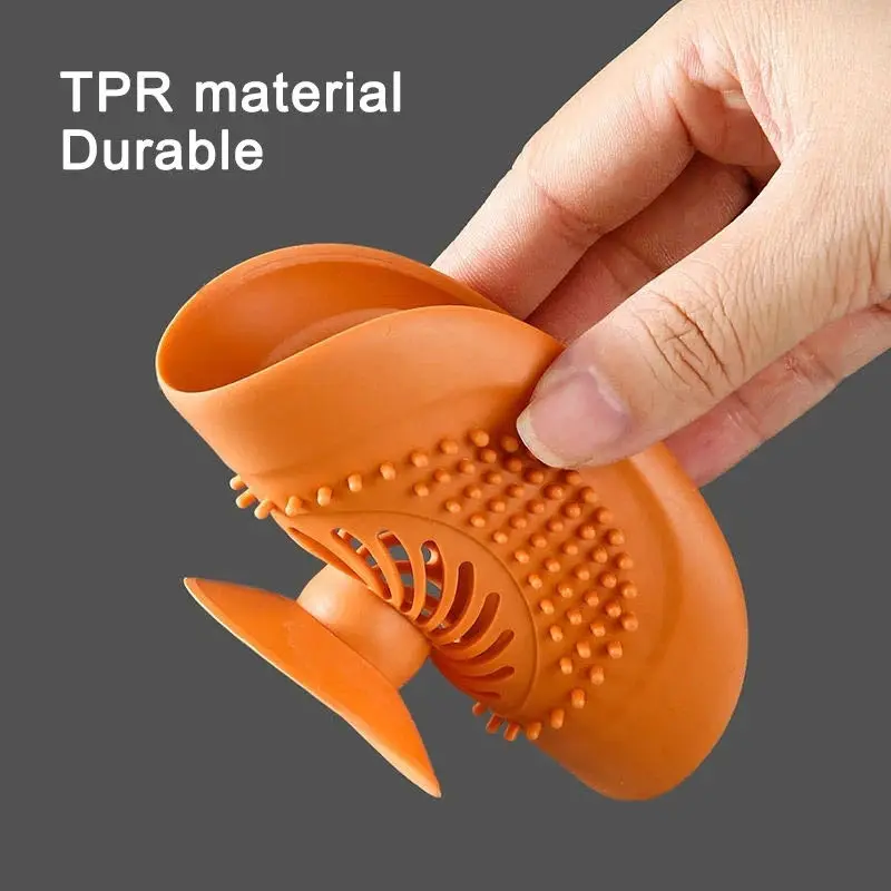 Silicone Kitchen Sink Plug Shower Filter Drain Cover Stopper Sink Strainer Drainer Floor Drain Hair Catcher Bathroom Accessorie