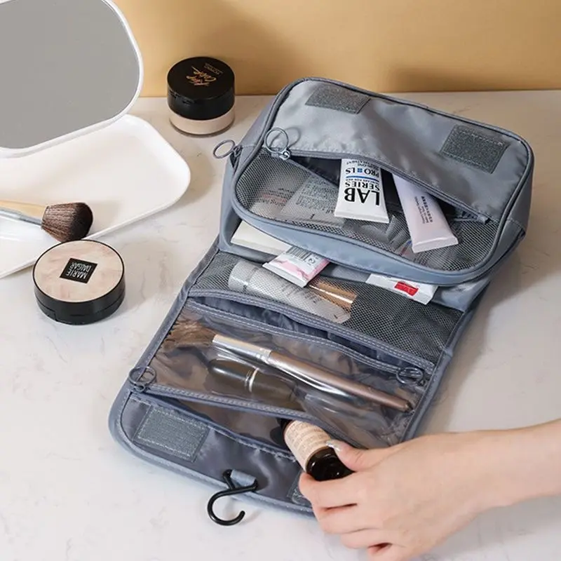 Travel Makeup Bag High Capacity Toiletries Storage Pouch Travel Make Up Organizer Waterproof Beauty Bag Bathroom Wash Bag