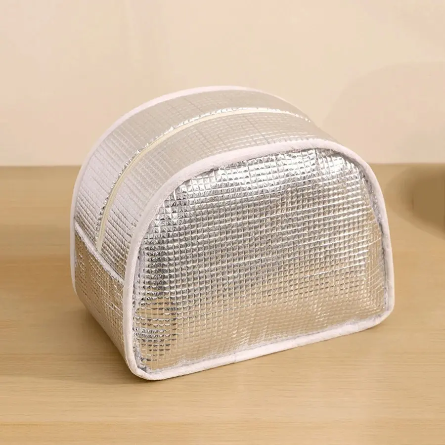 Corduroy Lunch Bag Thermal Insulation Lunch Box Storage Handbag Multifunctional Kid School Cooler Bag Picnic FoodPouch