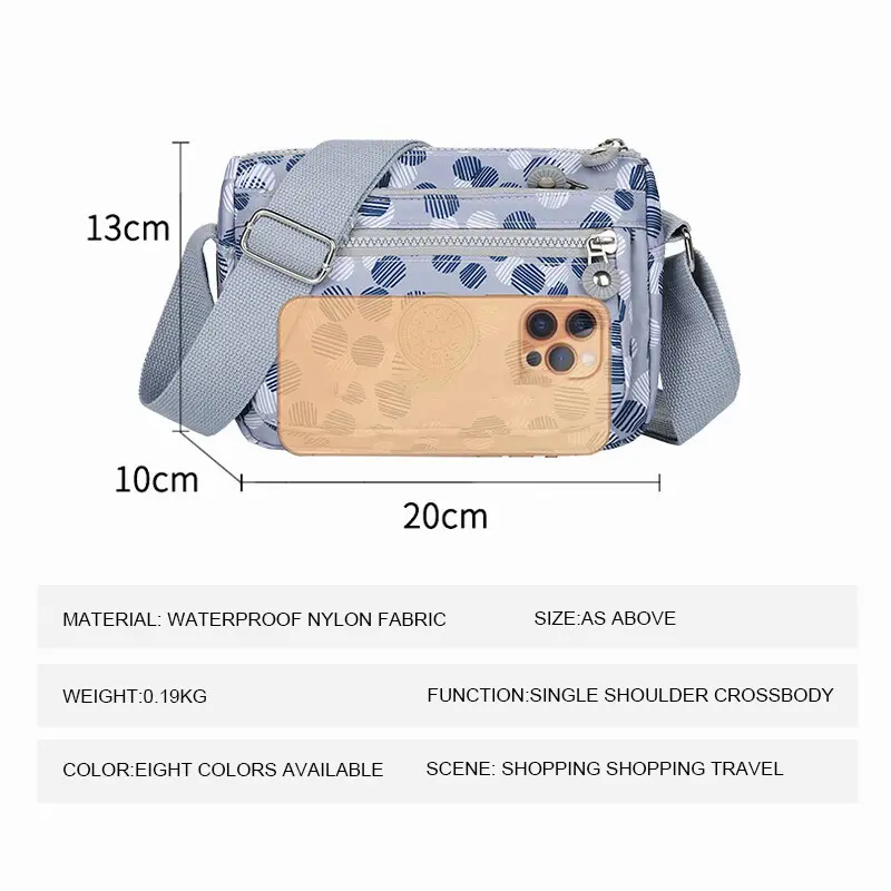 Nylon Oblique Cross-bag New Ladies Bag Bag With Shoulder Bag Fashion Bag Mother Bag