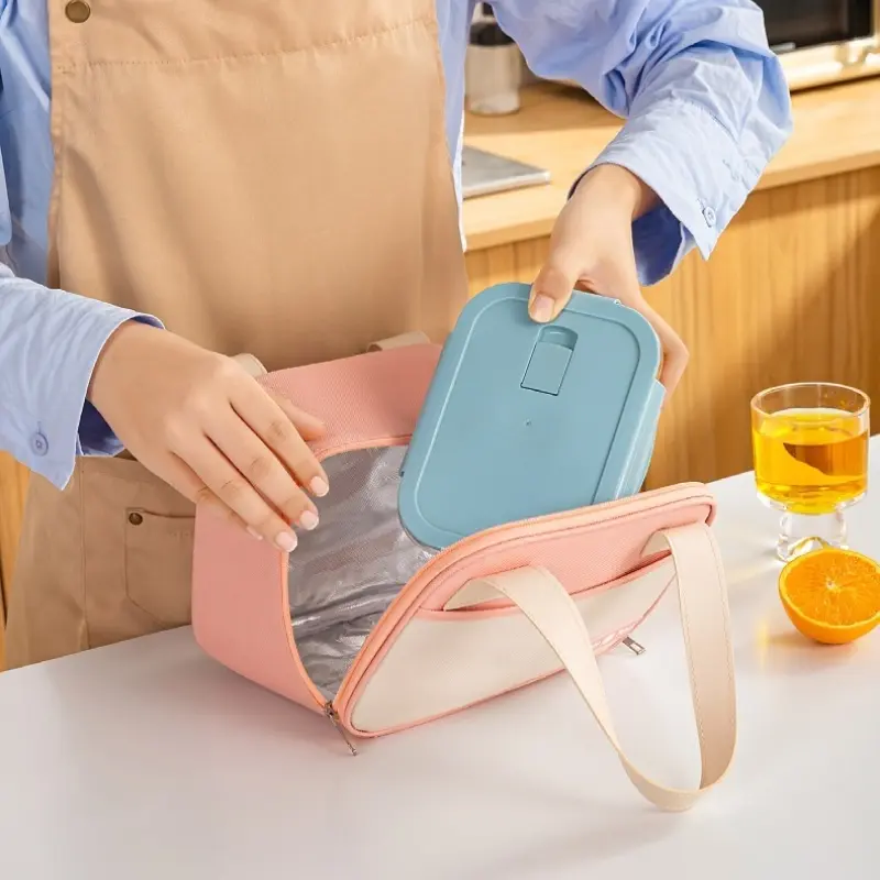 Portable Fridge Thermal Bag for Lunch Box Food Fresh Cooler Picnic Pouch Waterproof Office Student Insulated Dinner Bags