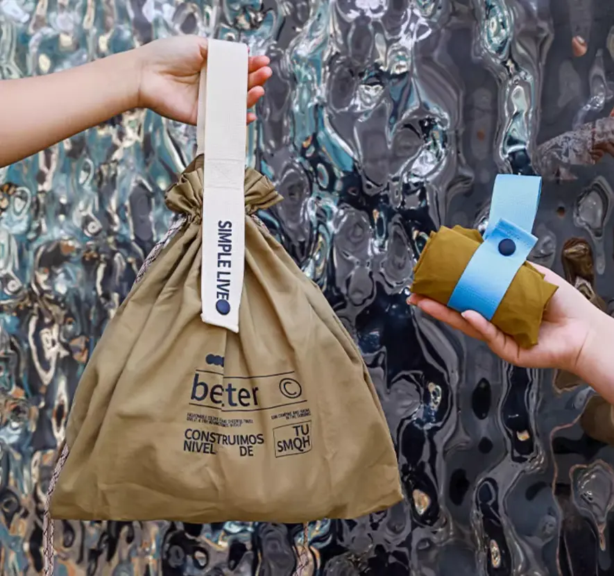 Large-Capacity Tooling Wind  Portable Travel Picnic Storage Bag Handbag Drawstring insulated Shopping Bag Nylon Lunch Bag
