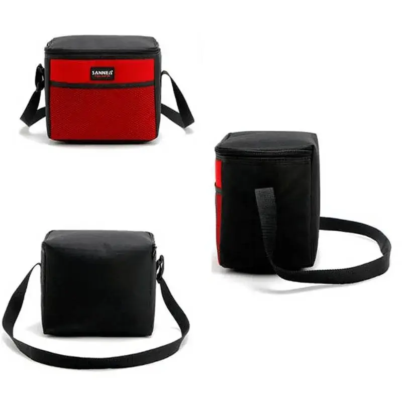 5L Picnic Bags Outdoor Camping Multi Waterproof Student Lunch Bag Adjustable Shoulder Strap Carrying Lunch Box Ice Pack Bag