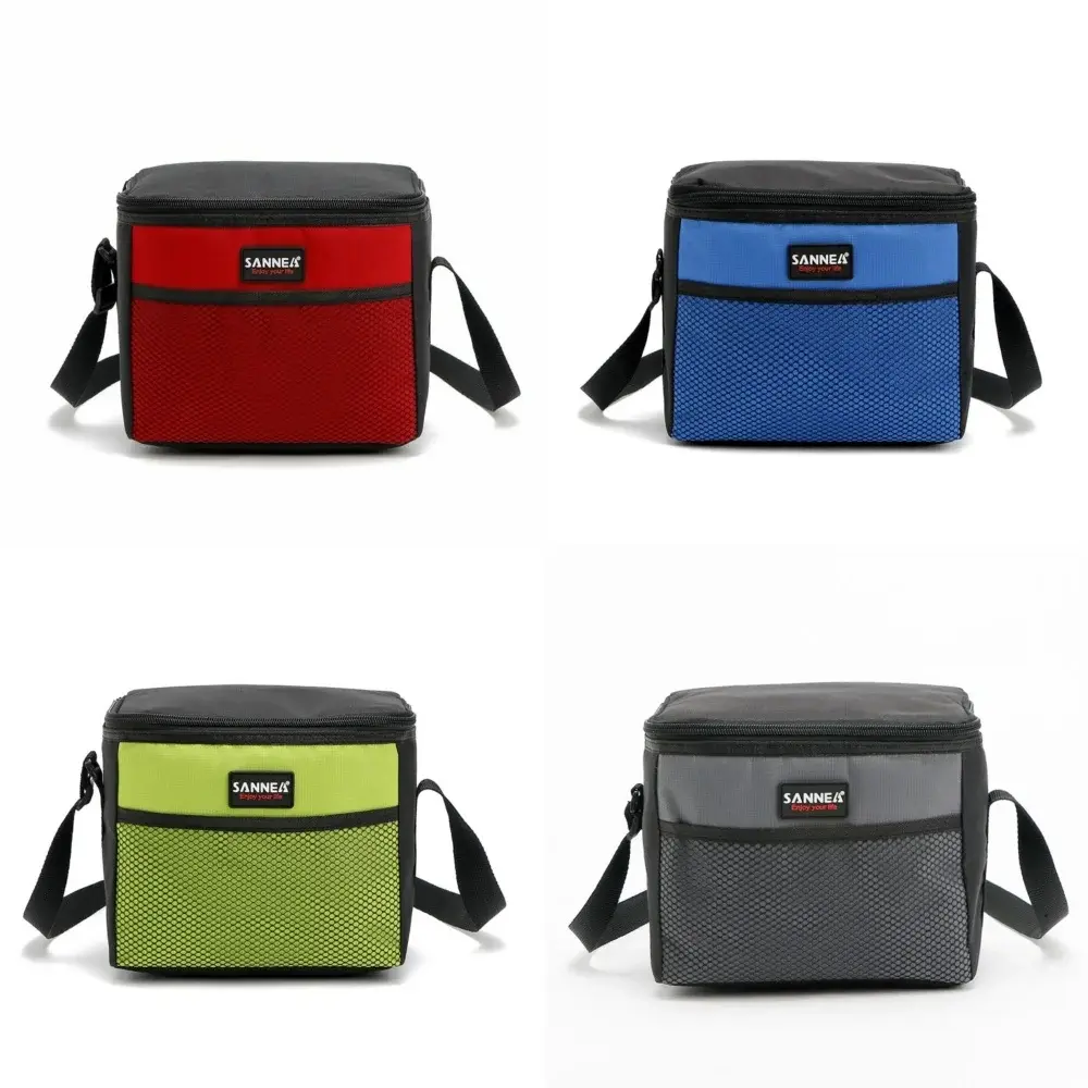 5L Picnic Bags Outdoor Camping Multi Waterproof Student Lunch Bag Adjustable Shoulder Strap Carrying Lunch Box Ice Pack Bag
