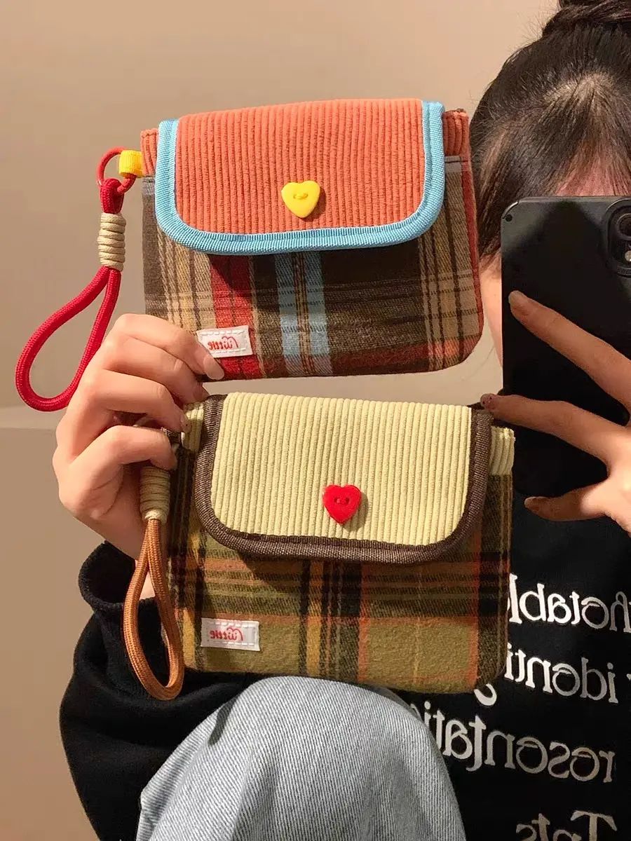 Contrast Color Data Cables Organizer Sanitary Pads Bag Large Capacity Cosmetic Bag Multipurpose Napkin Pouch Storage Bag