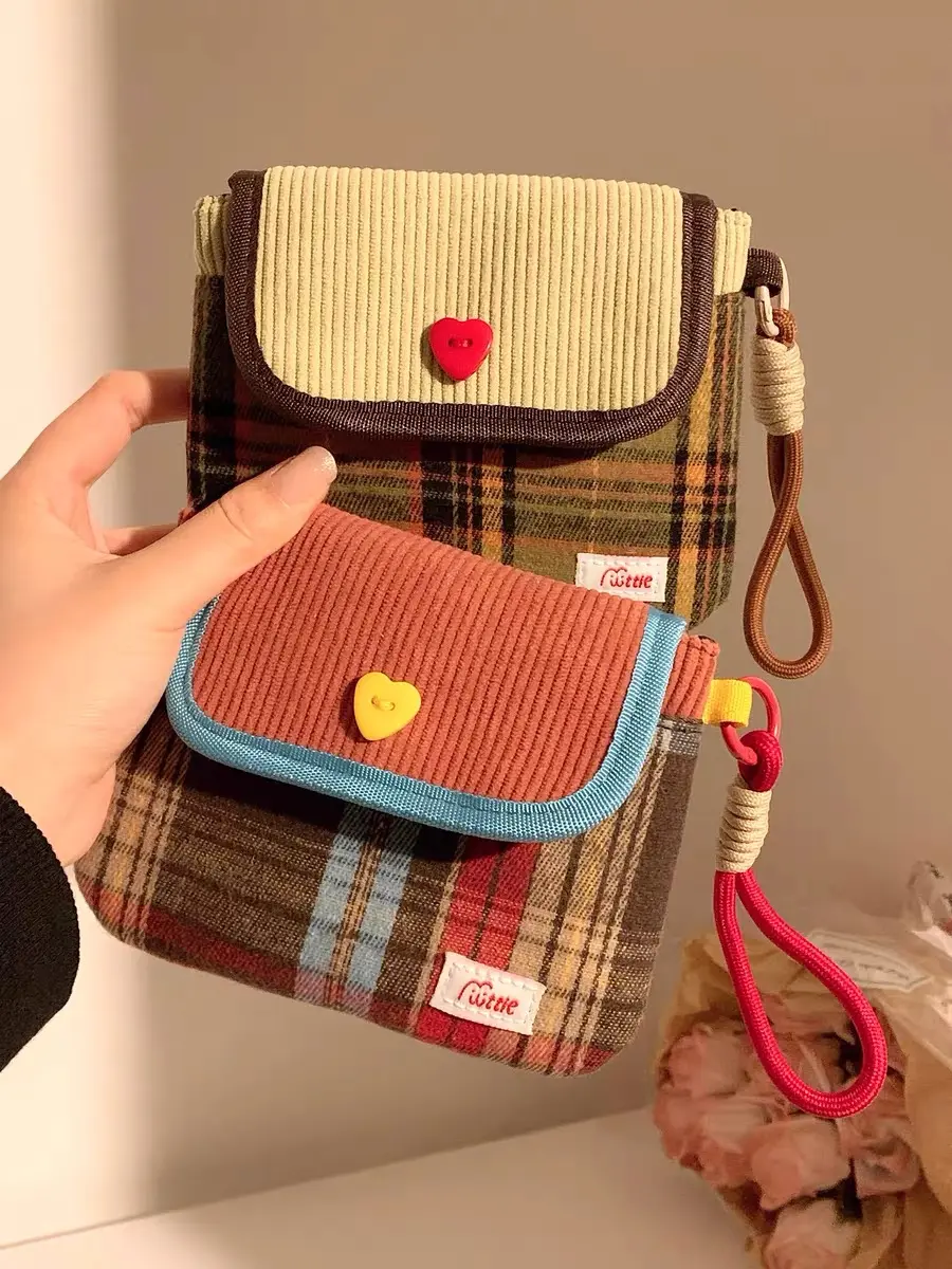Contrast Color Data Cables Organizer Sanitary Pads Bag Large Capacity Cosmetic Bag Multipurpose Napkin Pouch Storage Bag
