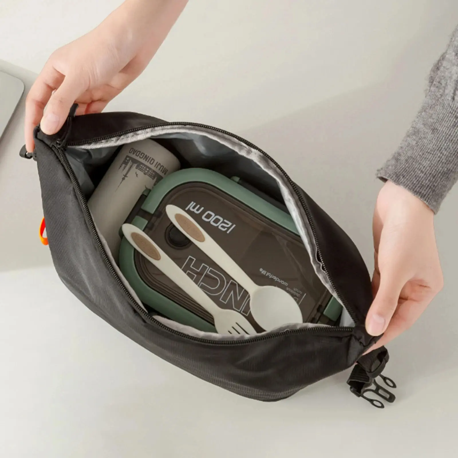 1PC Camping Insulated Lunch Pack Insulated Bento Bag Aluminium Foil Lunchbox Ice Bag Portable Dinner Picnic Food Storage Handbag