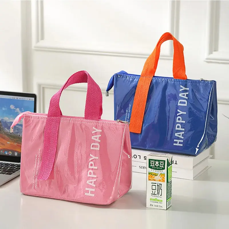 Insulated Lunch Bag hickened Aluminum Foil Camping Picnic Ice Pack Children School Bento Bag Picnic Food Storage Tote Bag