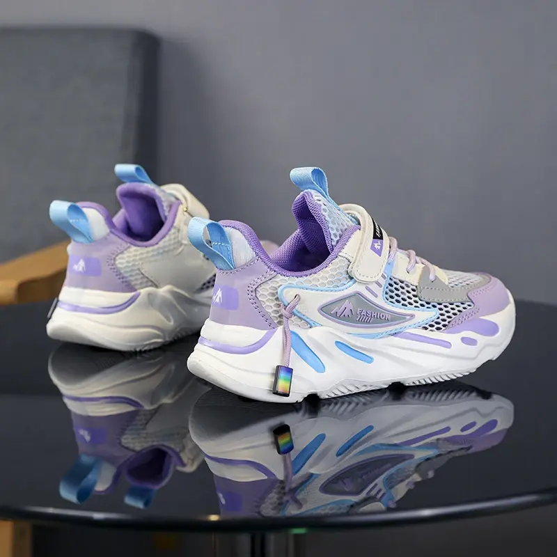 Summer Girls Casual Shoes Children Shoes Kids Female Princess Chunky Sneakers Child Cute 3 5 6 7 8 9 Breathable Light Sneakers