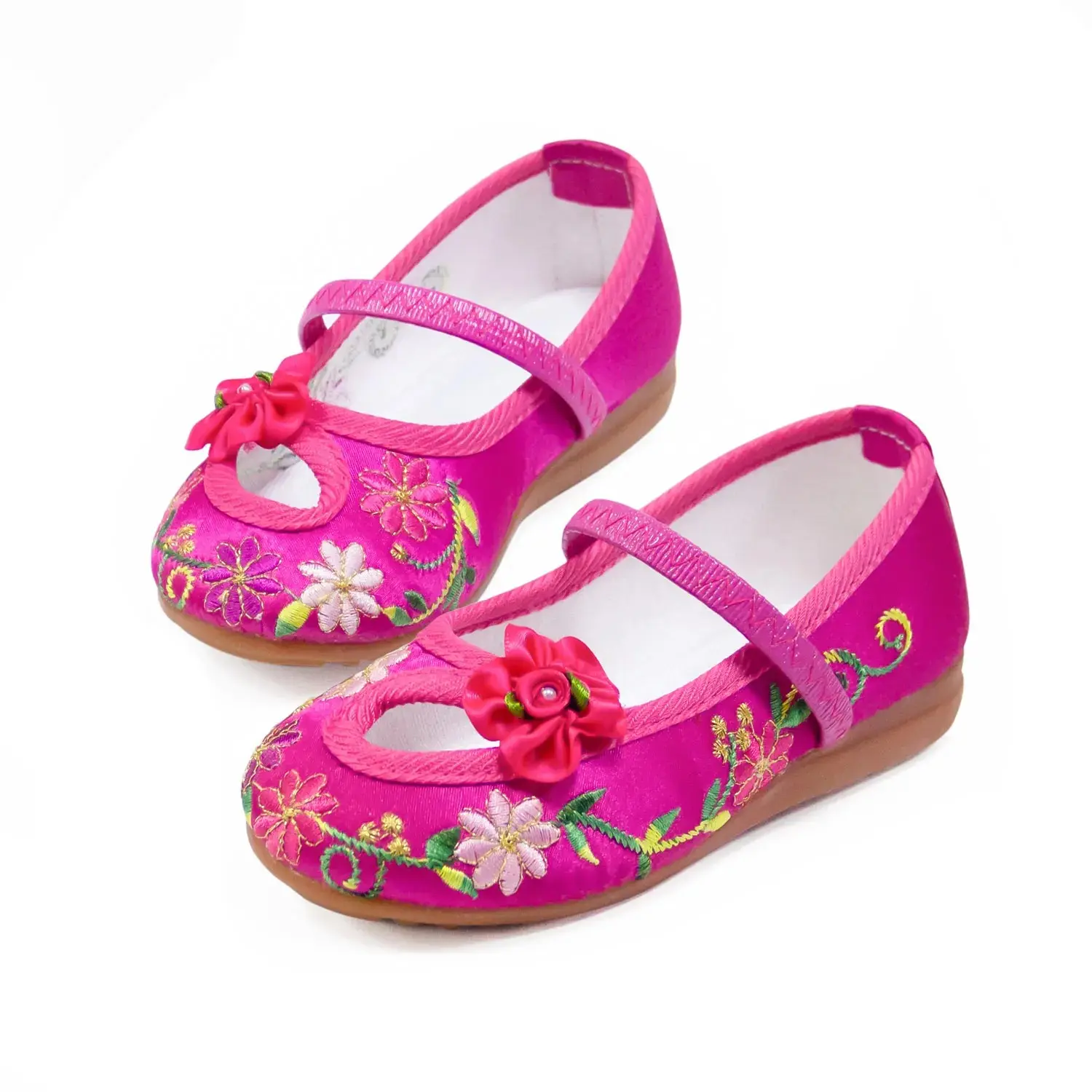 Chinese-style embroidery Shoes for Girls Costume Cosplay Dress Up Embroidery Performance stage Ballet Shoes