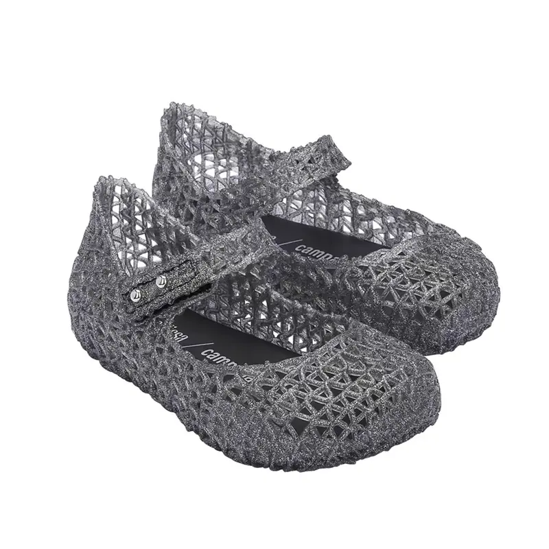 Mini Melissa Children's Bird's Nest Jelly Shoes Boys Girls Soft Sole Non-slip Sandals Baby Kids Fragrant Beach Princess Shoes