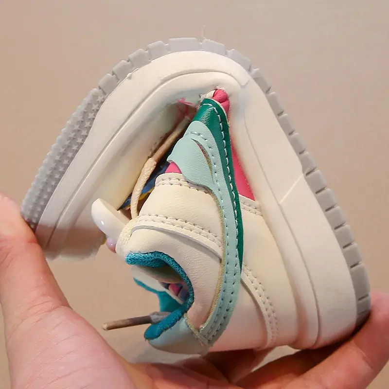 Anime Sanrios Kids Sport Running Shoes Cinnamoroll My Melody Kawaii Casual Soft Bottom Luminous Outdoor Sneakers High Helpshoe