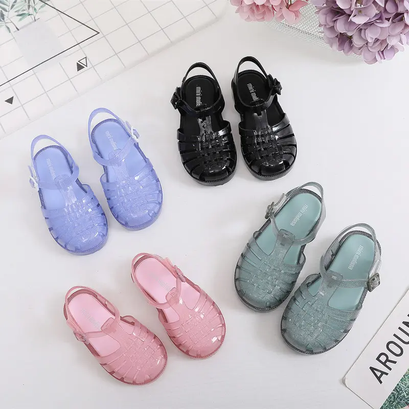 Mini Melissa 2025 Summer Baby Shoes Possession Girl Jelly Shoes Sandals Melissa Sandals for Kids Non-slip Princess Beach Sandals