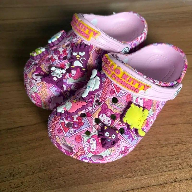 New Hot Selling Sanrio Black Melody New Summer Male And Female Cartoon Children' Slippers Anti Slip And Anti Fall Holiday Gift