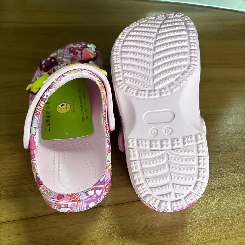 New Hot Selling Sanrio Black Melody New Summer Male And Female Cartoon Children' Slippers Anti Slip And Anti Fall Holiday Gift