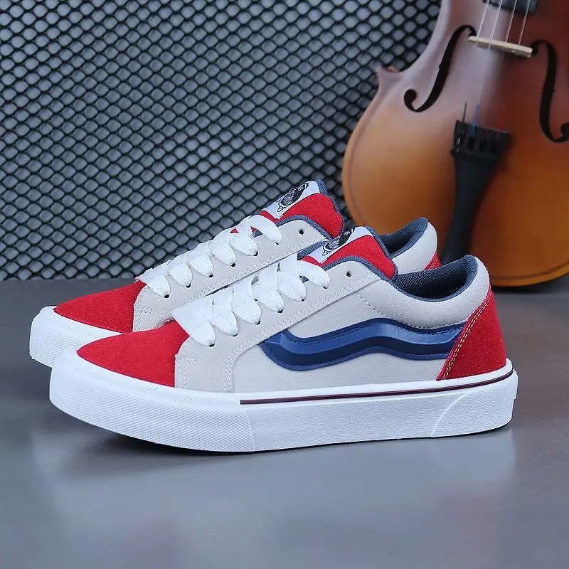 Upgrade the new Scottish retro casual shoes for men and women with soft-soled breathable canvas shoes for students.