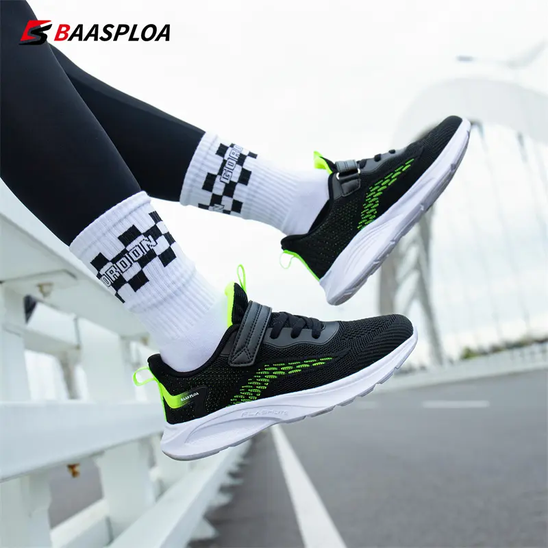 Baasploa Children Sneakers Boys Sports Shoe Tennis Casual Daily School Kids Running Shoes Walking Sneaker for Boys Free Shipping