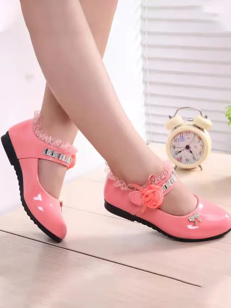 Spring new style girls 'mid-sized children's diamond inlaid