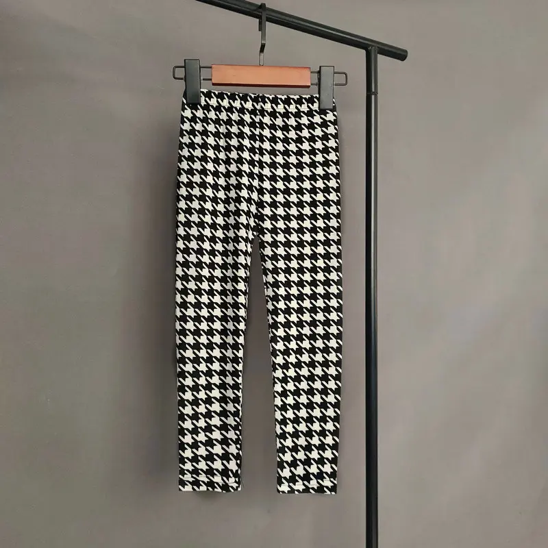 Kids Clothing Spring Summer Girls Leggings Flower Printed Children Trousers Girl Slim Pencil Pants Cute Toddler Leggings