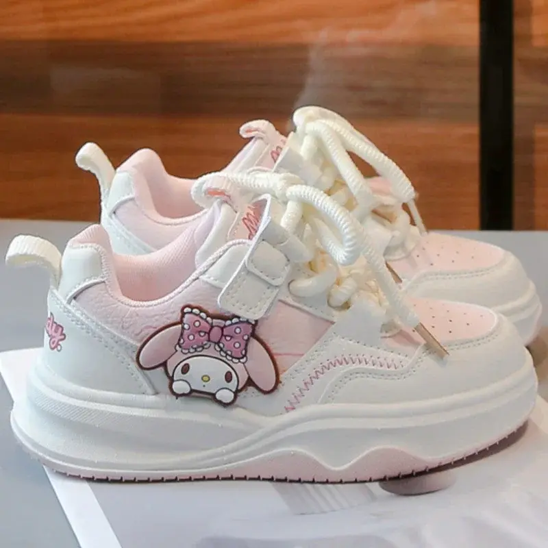 Kuromi Sanrio Kids Skate Shoes Cosplay Girl Casual Comfortable Breathable Sports Fashion Children Cartoon Shoes Autumn Winter