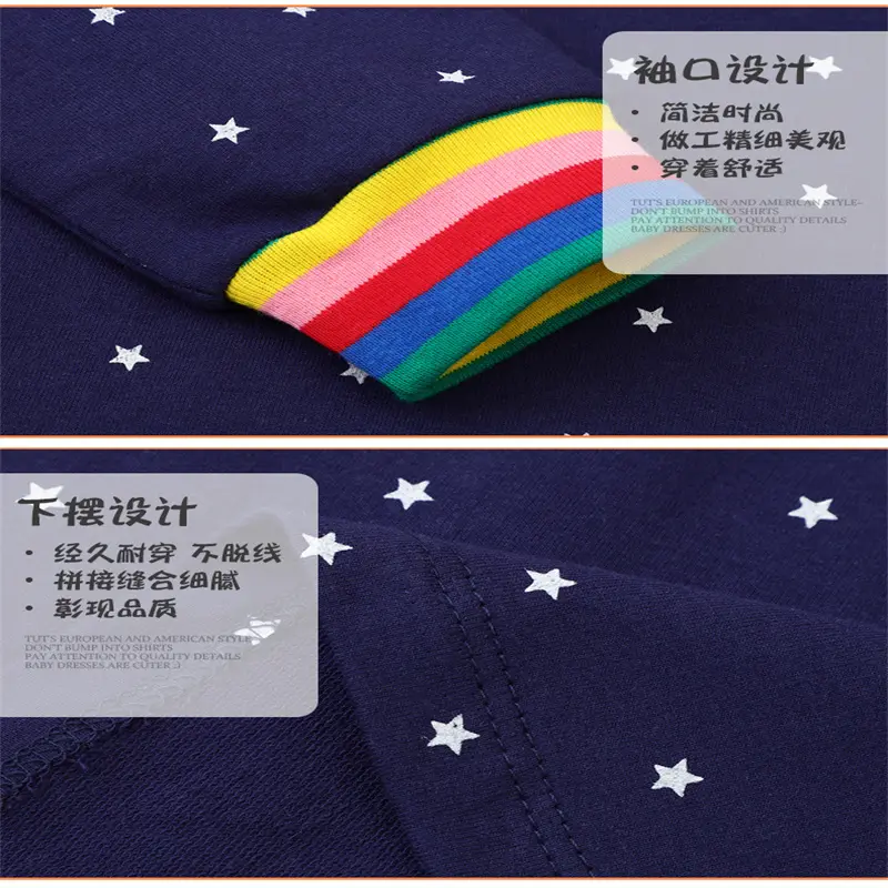 Jumping Meters 2-7T Halloween Princess Girls Dresses Long Sleeve Hot Selling Stars Toddler Kids Clothing Frocks Party Holiday