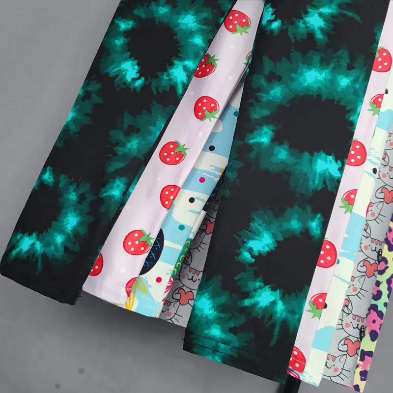 Girls Legging Children Flower Printing Elastic Pants Kids Girls Slim Thin Wear Leggings 2-11 Years Girls Clothing