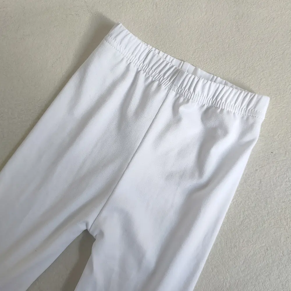 Girls Clothes Spring Leggings 2024 New Kids Pants Girls Milk Silk Slim Tight Pants Summer Candy Color Korean Children's Pants