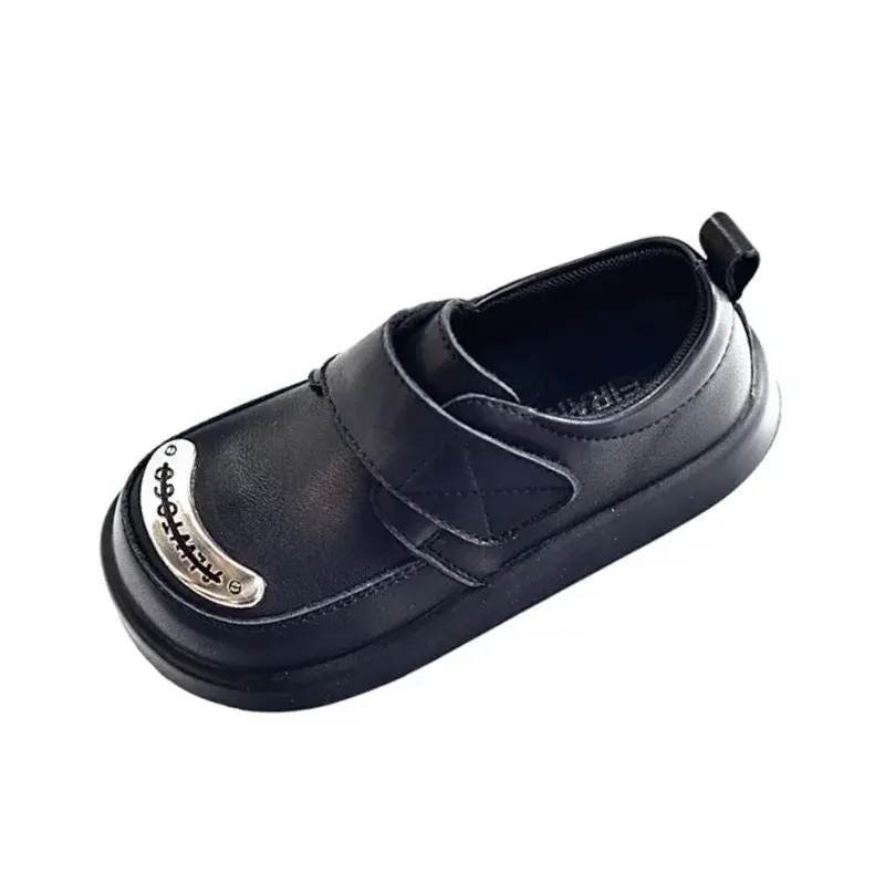 Full Grain Leather Boys Leather Shoes Spring Autumn Cow Leather Baby Girls School Shoes Children's Casual Flat Shoes