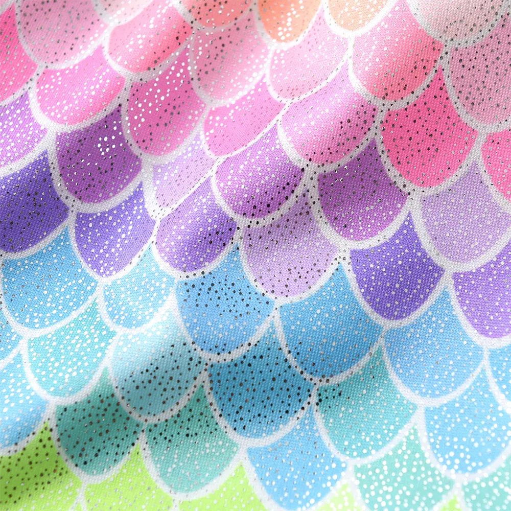 DXTON Baby Girls Trousers Cotton Children Girls Leggings Mermaid Printed Four Season Kids Pencil Pants Girls Casual Wear Clothes