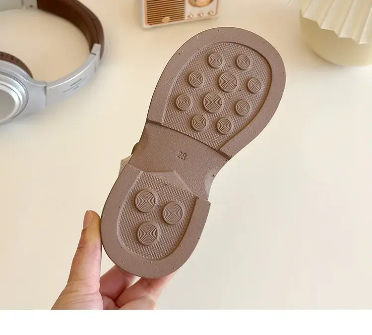 Children Leather Shoes Girls Fashion Bowknot Low Top Leather Soft Sole Non-slip Single Shoes Size 26-35 mary janes