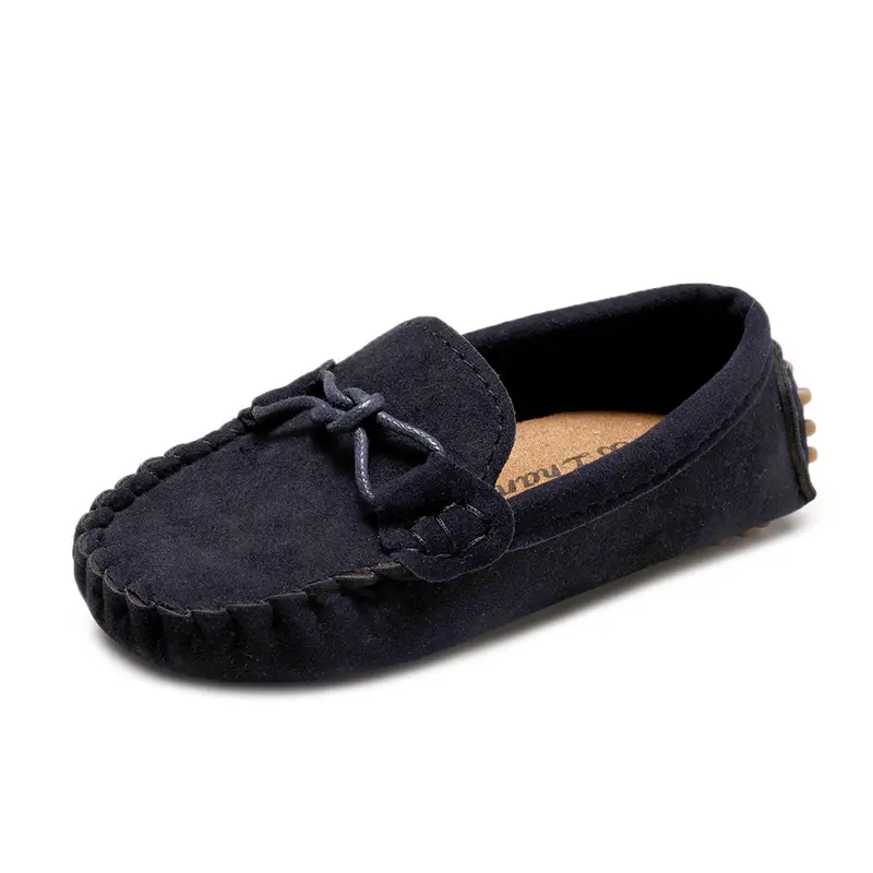 Boy Girl Girls Boys Shoes Fashion Soft Kids Loafers Children Flats Casual Boat Shoes Children's Wedding Moccasins Leather Shoes