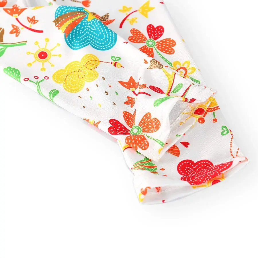 Girls Flower Leggings Kids Pencil Pant Teenagers Slim Trousers 2024 Spring Autumn 12 14 Years Children's Clothing