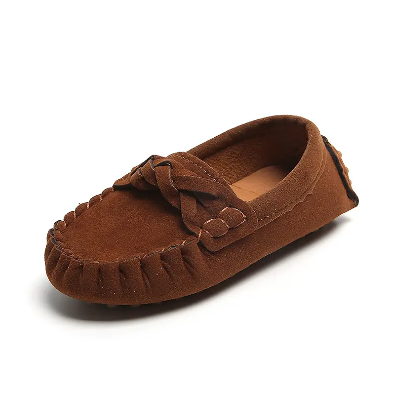 Boy Girl Girls Boys Shoes Fashion Soft Kids Loafers Children Flats Casual Boat Shoes Children's Wedding Moccasins Leather Shoes