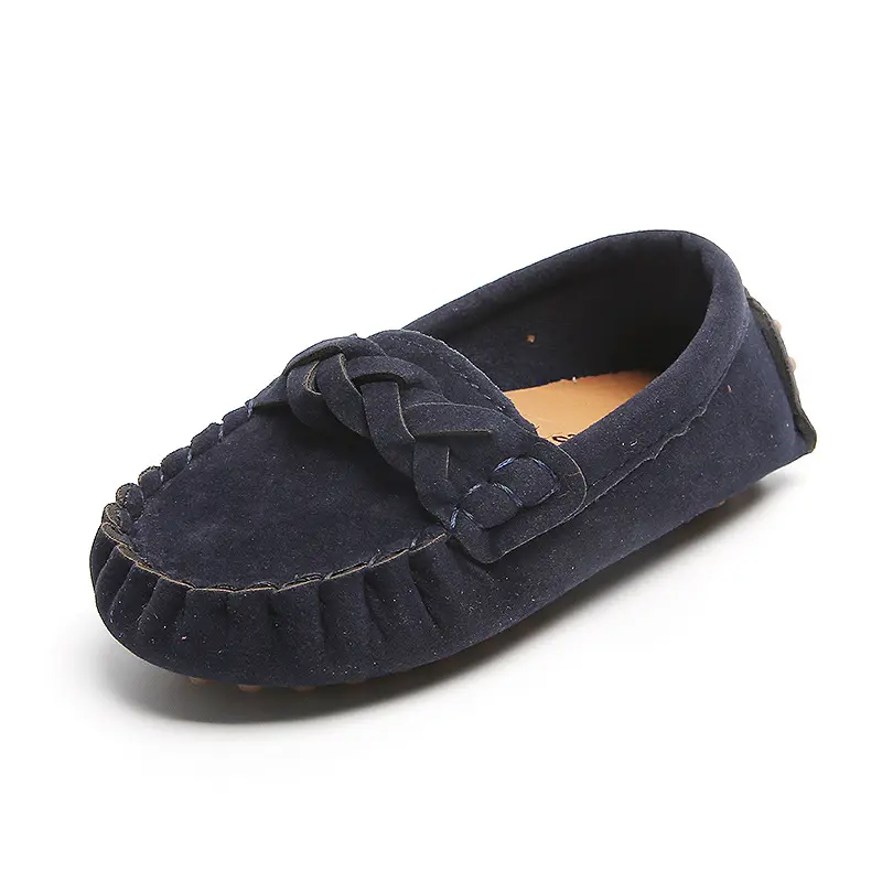 Boy Girl Girls Boys Shoes Fashion Soft Kids Loafers Children Flats Casual Boat Shoes Children's Wedding Moccasins Leather Shoes