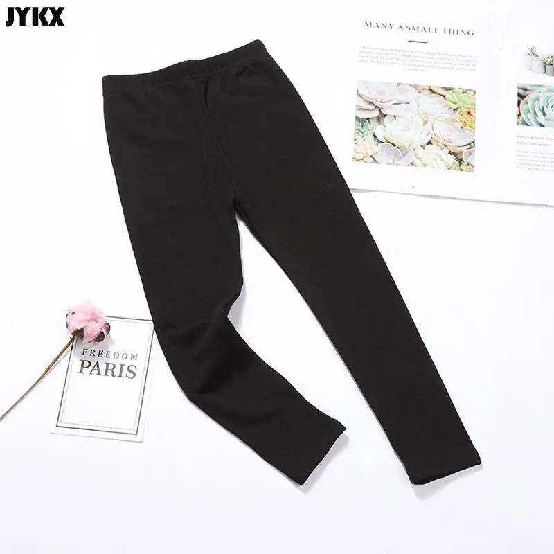 2022 Kids Girl Pants Spring Autumn Candy Color Elastic Pencil Trousers Child Solid Leggings for 2-11Y Children Clothing