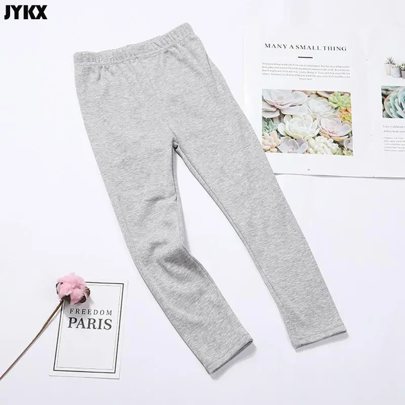 2022 Kids Girl Pants Spring Autumn Candy Color Elastic Pencil Trousers Child Solid Leggings for 2-11Y Children Clothing