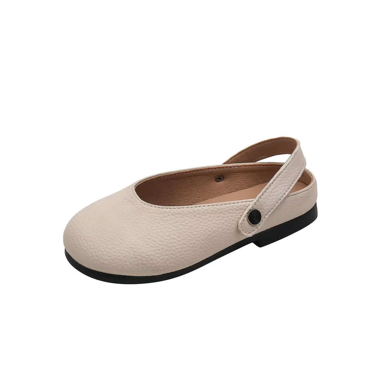New Girl Shoe Spring Autumn Cute Square Head Princess Shoe Shallow Soft Sole Kids Shoe Anti Slip Leather Shoe Mary Jane Shoes