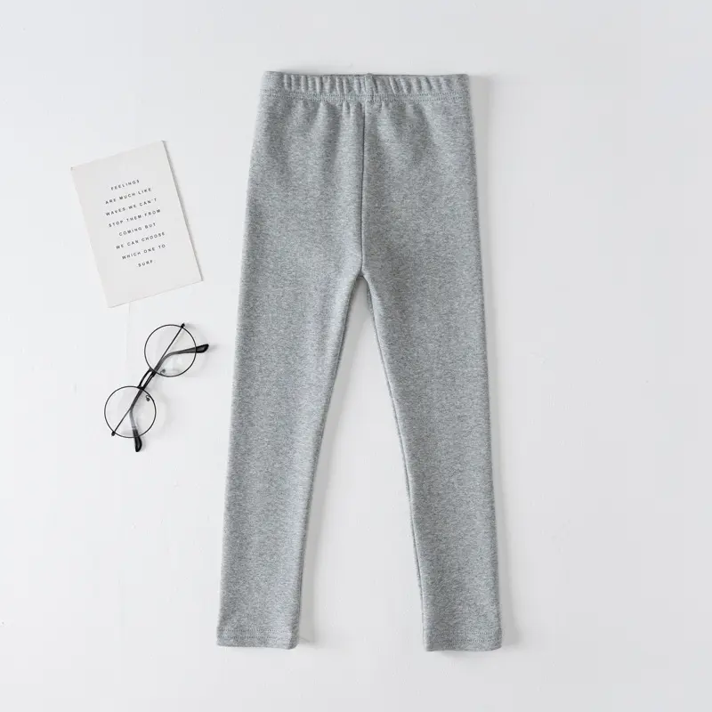 Girls' Leggings Spring And Autumn Style 95 Cotton Female Baby Elastic Pants Children's Slim outer Wear Pants