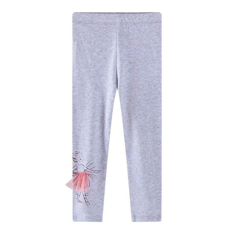 Jumping Meters 2-7T Spring Girls Leggings Pants Clothing Applique Full Length Fashion Girls  Baby Skinny Pencil Pants